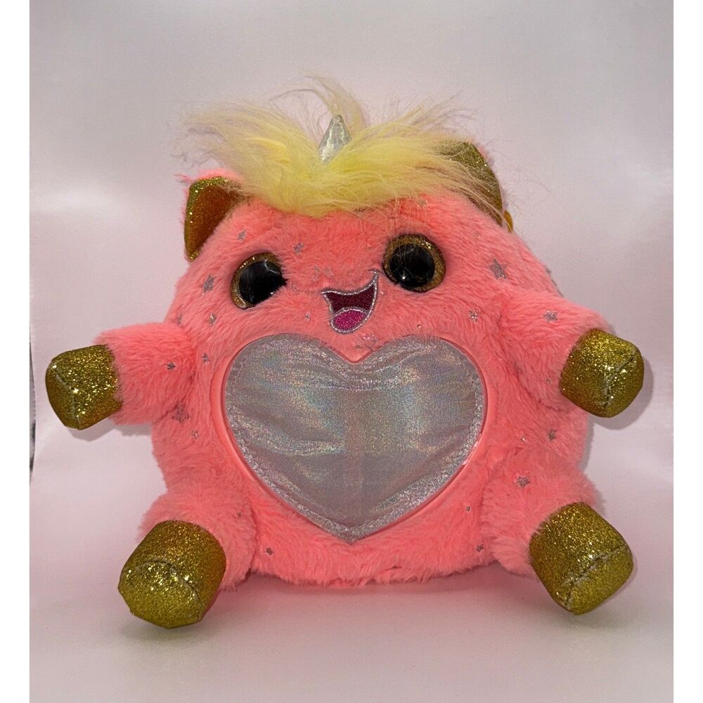 ZURU Surprise Unicorn Cat Rainbocorns Fairycorn 11" Pink Plush Stuffed 9 inch